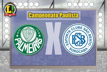 Apresentação Palmeiras x São Bento Campeonato Paulistsa