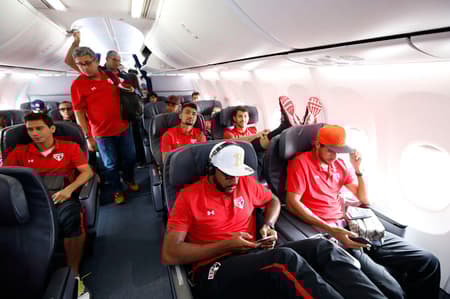 Libertadores Desembarque São Paulo - Peru (foto:Ari Ferreira/LANCE!Press)