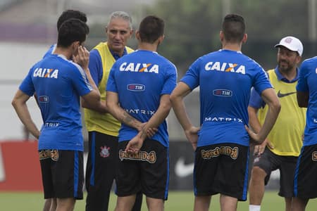 Treino Corinthians - Tite (foto:Daniel Augusto Jr)