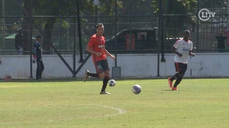 Mancuello jogo-treino Flamengo reservas juniores