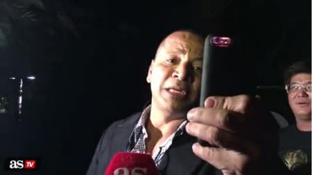 Pai de Neymar se irrita com jornalistas (Foto: Reprodução)