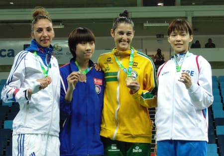 Talisca Reis conquista o ouro em evento-teste de Taekwondo (Foto: Divulgação)