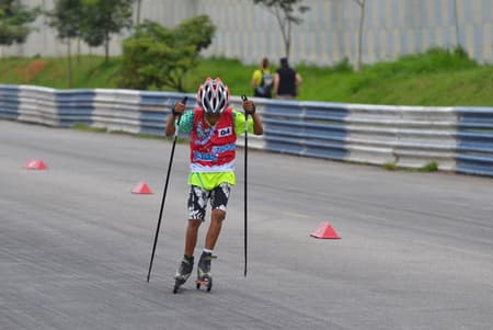 Com grandes disputas, Interlagos abre o Circuito Brasileiro de Rollerski
