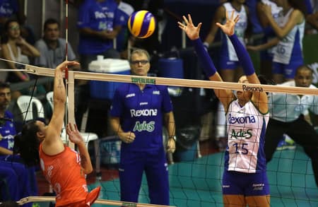 Rexona venceu Vôlei Nestlé no Tijuca Tênis Clube