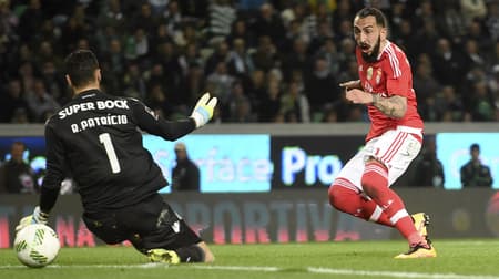 HOME - Sporting x Benfica - Campeonato Português - Mitroglou (Foto: Francisco Leong/AFP)