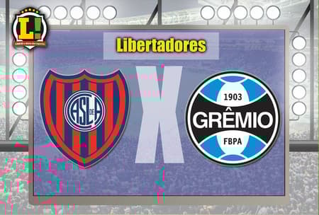 Apresentação San Lorenzo x Grêmio Libertadores