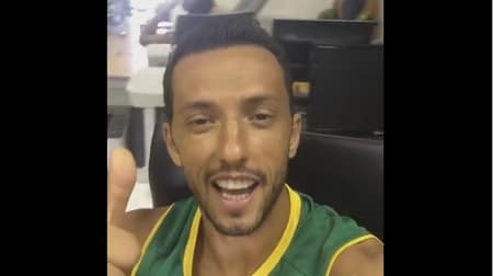 Nenê fez vídeo durante treino desta segunda-feira