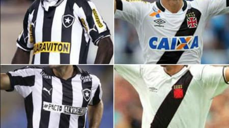 Montagem - Botafogo x Vasco