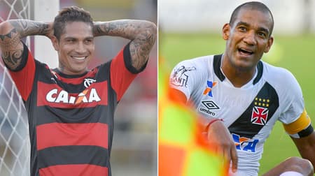 HOME - Guerrero e Rodrigo - Flamengo - Vasco (Fotos: AGIF/Fotoarena)