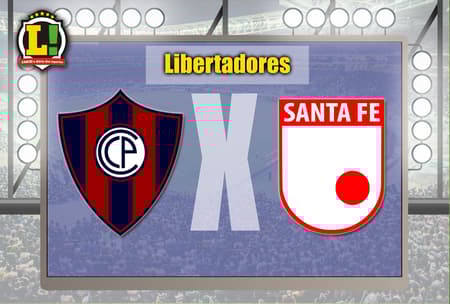 Apresentação Cerro Porteño x Santa Fe Libertadores
