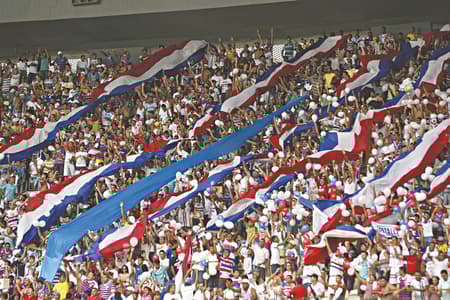 Torcida do Fortaleza deu exemplo de apoio ao time. Mais de 54 mil pagantes