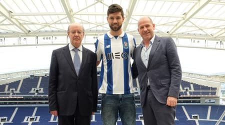 Felipe e dirigentes do Porto