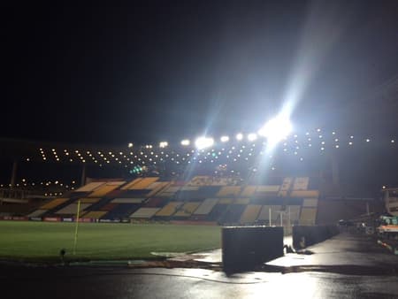 Kleber Andrade, em Cariacica, antes de Fluminense x Santos