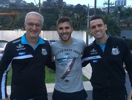 Bruno Lamas é amigo de Lucas Silvestre e visitou CT Rei Pelé recentemente