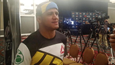 Gilbert Durinho venceu com uma finalização no primeiro round