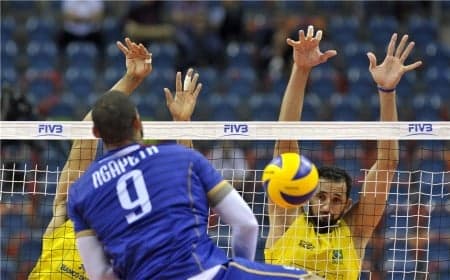 Brasil x França, Liga Mundial (Foto: Divulgação/FIVB)