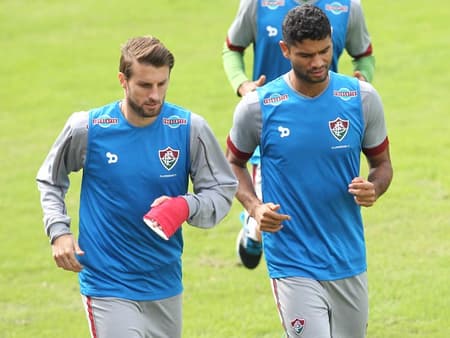 Treino do Fluminense - Gun e Henrique