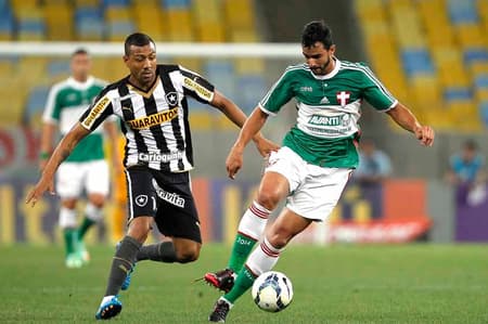 Último encontro: Botafogo 0x1 Palmeiras (08/10/2014, pelo Brasileirão)