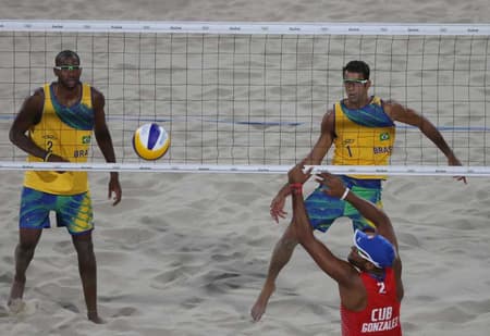 Pedro e Evandro não resistiram aos cubanos Díaz e González na estreia na Rio-2016