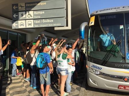Desembarque do Palmeiras