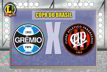 Apresentação Grêmio x Atlético-PR Copa do Brasil
