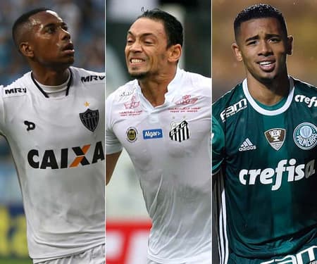 Robinho, Ricardo Oliveira e Gabriel Jesus