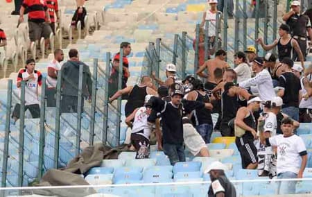 30 foram presos por briga no Maracanã