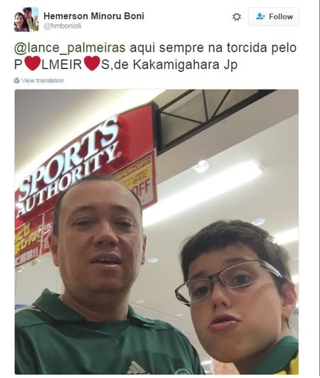 Torcedores do Palmeiras enviaram mensagens de apoio pelo Twitter