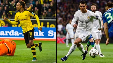 Aubameyang ( Borussia Dortmund) e Cristiano Ronaldo (Real Madrid)