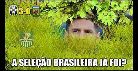 Os memes da vitória do Brasil sobre a Argentina