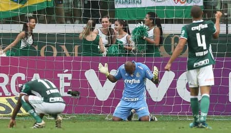 Jailson brilhou no gol do Palmeiras