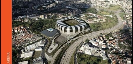 Atlético-MG projeta construção de estádio (Foto: Divulgação)