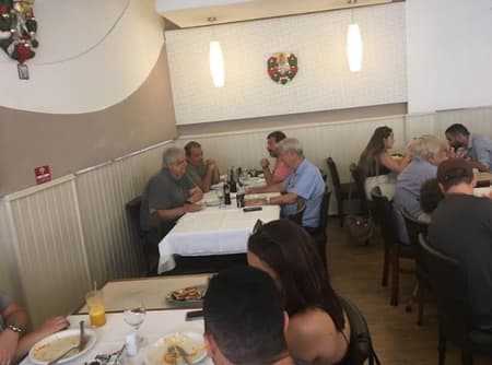 Presidente do Santos se reuniu com dirigentes da Briosa (Foto: Arquivo pessoal)