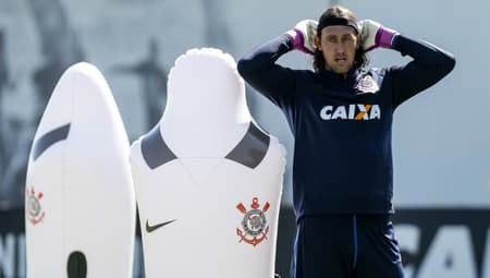 Cássio é dúvida para jogo contra o Luverdense&nbsp;