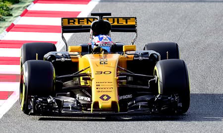 Jolyon Palmer (Renault) - Testes Barcelona