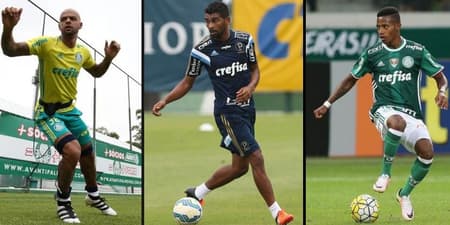 Felipe Melo, Thiago Santos e Tchê Tchê
