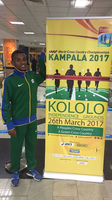 Daniel Nascimento em Kampala