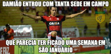 1ª rodada - Flamengo 5 x 1 Portuguesa, com 3 gols de Leandro Damião