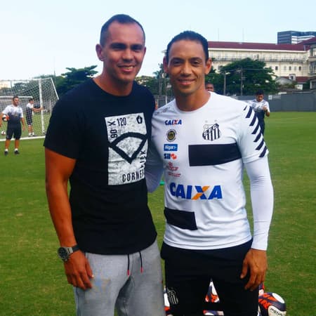 Giovanni com Ricardo Oliveira