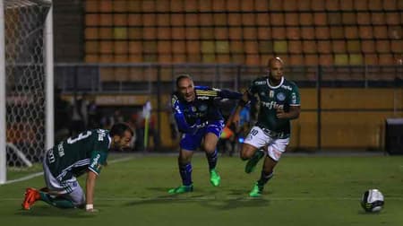 Verdão finalizou 22 vezes contra o Novorizontino