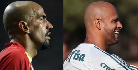 Verón e Felipe Melo
