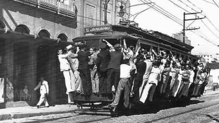 Bonde São Januário ligava o Largo da Carioca a Benfica