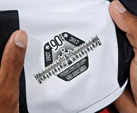 Detalhe nova camisa do Vasco