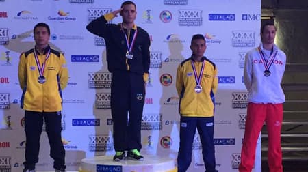 Na primeira competição como atleta do Exército, Douglas Brose conquista o pentacampeonato Pan-Americano de Karatê