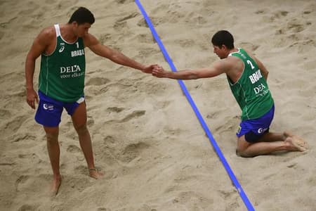 Álvaro e Saymon - etapa de Haia (HOL)