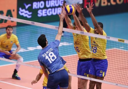 Brasil x Argentina - Liga Mundial de vôlei