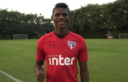 Enquatoriano Arboleda em treino