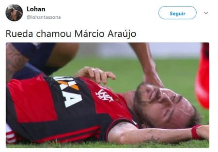 Márcio Araújo virou o assunto mais comentado do Twitter no Brasil durante o duelo contra o Botafogo