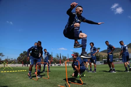 Pará mostra disposição em treino do Flamengo