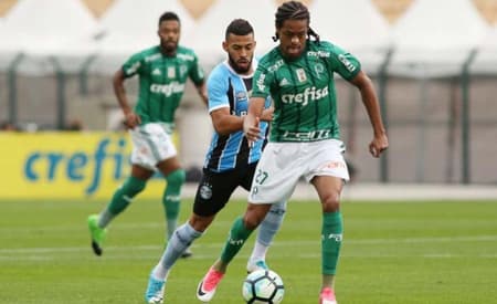No primeiro turno, Palmeiras venceu o Grêmio por 1 a 0 no Pacaembu